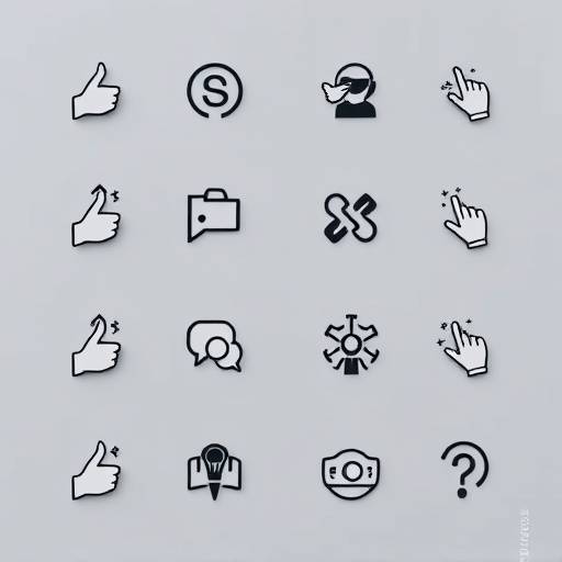 A collection of icons representing user interactions such as newsletter subscriptions, contact form submissions, and social media sharing.