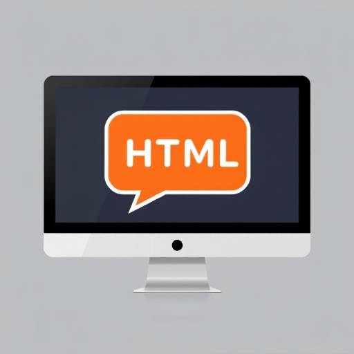A stylized icon representing a screen reader, such as a speech bubble emerging from a computer monitor, signifying screen reader compatibility and semantic HTML structure.